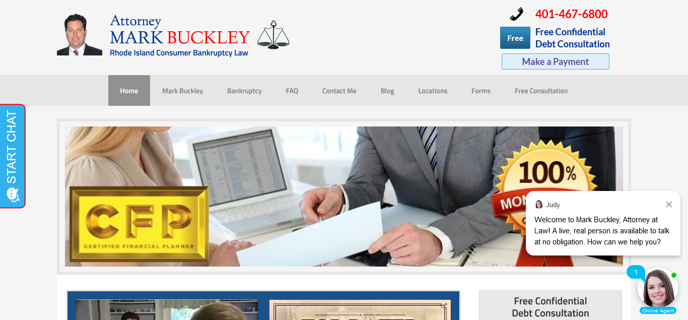 Bankruptcy Lawyer Mark Buckley 401-467-6800 - Rhode Island Debt Se_ - www.ri-bankruptcy.com